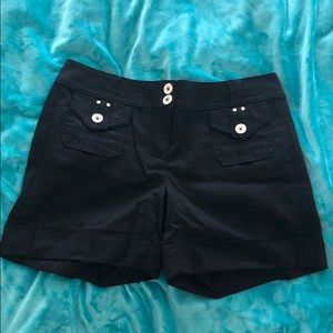 White House Black Market black dress shorts